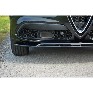 Maxton Design Front Ansatz V.2 / V2 für Alfa Romeo Stelvio schwarz Hochglanz