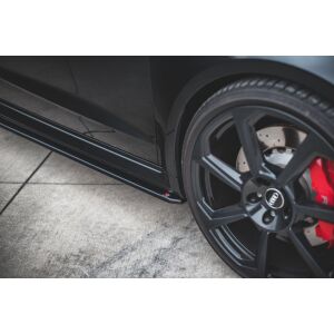 Maxton Design Seitenschweller Ansatz für V.2 / V2 für Audi RS3 8V Sportback Facelift schwarz Hochglanz