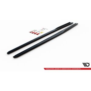 Maxton Design Seitenschweller Ansatz für V.2 / V2 für Audi RS3 8V Sportback Facelift schwarz Hochglanz