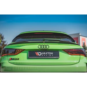 Maxton Design Spoiler CAP für Audi RSQ3 Sportback F3 schwarz Hochglanz