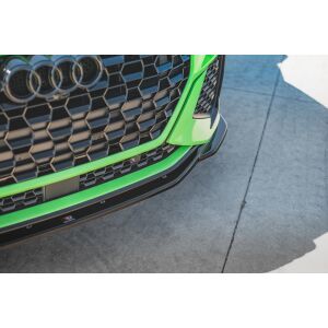 Maxton Design Front Ansatz V.2 / V2 für Audi RSQ3 F3 schwarz Hochglanz
