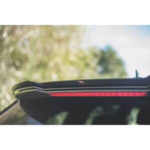 Maxton Design Spoiler CAP für Audi SQ7 / Q7 S-Line Mk. 2 schwarz Hochglanz