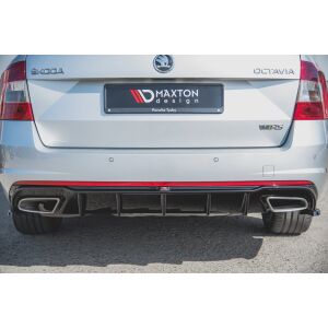 Maxton Design Heckdiffusor Ansatz V.2 / V2 für Skoda Octavia RS Mk3 / Mk3 FL Hatchback / Kombi