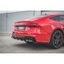 Maxton Design Heckdiffusor Ansatz für + Endschalldampfer Sportauspuff Attrappe Audi A7 C8 S-Line