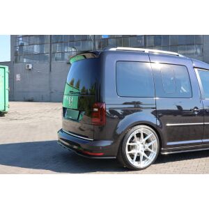 Maxton Design Spoiler CAP für Volkswagen Caddy Mk. 4 schwarz Hochglanz