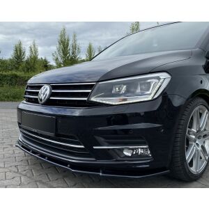 Maxton Design Front Ansatz für Volkswagen Caddy Mk. 4 schwarz Hochglanz