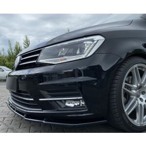 Maxton Design Front Ansatz für Volkswagen Caddy Mk. 4 schwarz Hochglanz
