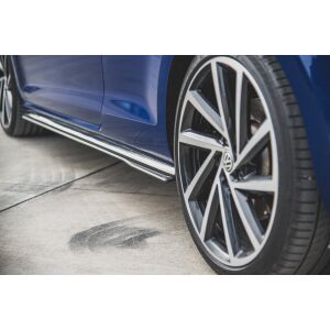 Maxton Design Robuste Racing Seitenschweller Ansatz für für VW Golf 7 R / R-Line Facelift