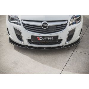 Maxton Design Front Ansatz V.2 / V2 für Opel Insignia Mk. 1 OPC Facelift schwarz Hochglanz