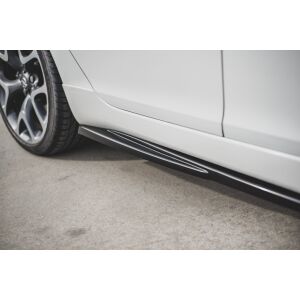 Maxton Design Seitenschweller Ansatz für Opel Insignia Mk. 1 OPC Facelift schwarz Hochglanz