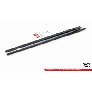 Maxton Design Seitenschweller Ansatz für Opel Insignia Mk. 1 OPC Facelift schwarz Hochglanz