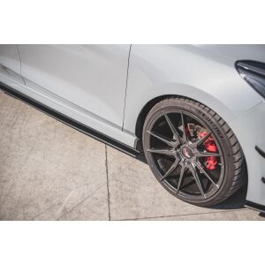 Maxton Design Robuste Racing Seitenschweller Ansatz für für Ford Fiesta Mk8 ST / ST-Line