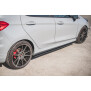 Maxton Design Robuste Racing Seitenschweller Ansatz für für Ford Fiesta Mk8 ST / ST-Line