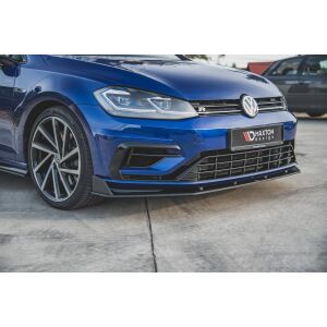 Maxton Design Robuste Racing Front Ansatz V.2 / V2 für passend für VW Golf 7 R / R-Line Facelift