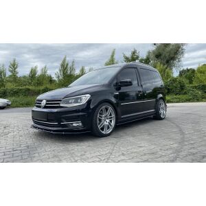 Maxton Design Seitenschweller Ansatz für Volkswagen Caddy Mk. 4 schwarz Hochglanz