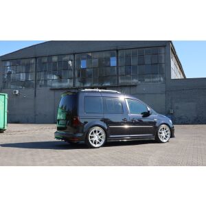 Maxton Design Seitenschweller Ansatz für Volkswagen Caddy Mk. 4 schwarz Hochglanz