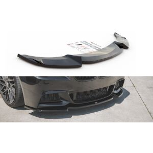 Maxton Design Front Ansatz V.3 / V3 für BMW 5er F10/F11 M-Paket schwarz Hochglanz