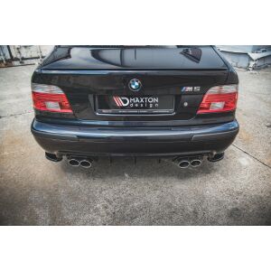 Maxton Design Heck Ansatz Flaps Diffusor für BMW M5 E39 schwarz Hochglanz