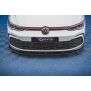 Maxton Design Front Ansatz für Volkswagen Golf 8 GTI schwarz Hochglanz