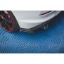 Maxton Design Heck Ansatz Flaps Diffusor für Volkswagen Golf 8 GTI schwarz Hochglanz