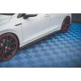 Maxton Design Seitenschweller Ansatz für Volkswagen Golf 8 GTI schwarz Hochglanz