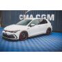 Maxton Design Seitenschweller Ansatz für Volkswagen Golf 8 GTI schwarz Hochglanz