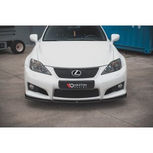 Maxton Design Front Ansatz V.2 / V2 für Lexus IS F Mk2 schwarz Hochglanz