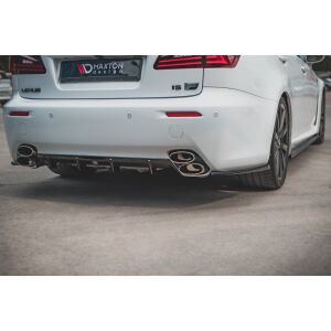 Maxton Design Heckdiffusor Ansatz für Lexus IS F Mk2 schwarz Hochglanz