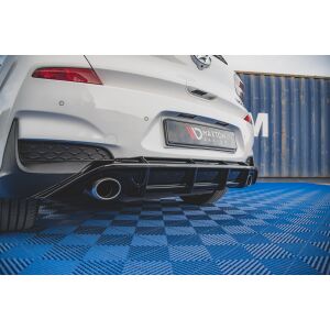 Maxton Design Heckdiffusor Ansatz V.3 / V3 für Hyundai I30 N Mk3 Hatchback schwarz Hochglanz