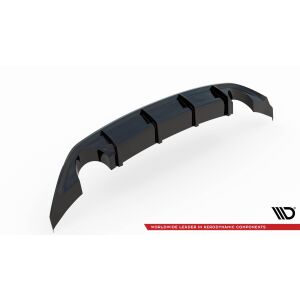 Maxton Design Heckdiffusor Ansatz V.3 / V3 für Hyundai I30 N Mk3 Hatchback schwarz Hochglanz