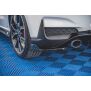 Maxton Design Heck Ansatz Flaps Diffusor V.4 / V4 für Hyundai I30 N Mk3 Hatchback schwarz Hochglanz