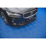 Maxton Design Front Ansatz V.2 / V2 für Volvo S60/V60 R-Design Mk3 schwarz Hochglanz
