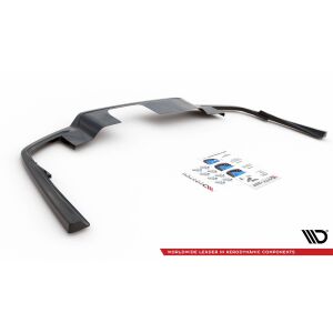 Maxton Design Mittlerer Heckdiffusor Ansatz für Volvo S60/V60 R-Design Mk3 schwarz Hochglanz