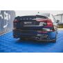 Maxton Design Mittlerer Heckdiffusor Ansatz für Volvo S60/V60 R-Design Mk3 schwarz Hochglanz