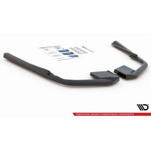 Maxton Design Heck Ansatz Flaps Diffusor für Volvo S60/V60 R-Design Mk3 schwarz Hochglanz