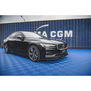 Maxton Design Seitenschweller Ansatz für V.1 / V1 für Volvo S60/V60 R-Design Mk3 schwarz Hochglanz