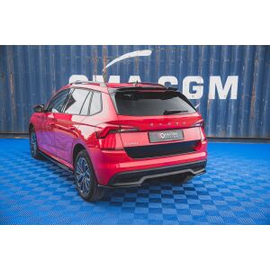 Maxton Design Heckdiffusor Ansatz für Skoda Kamiq schwarz Hochglanz