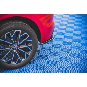 Maxton Design Heck Ansatz Flaps Diffusor für Skoda Kamiq schwarz Hochglanz