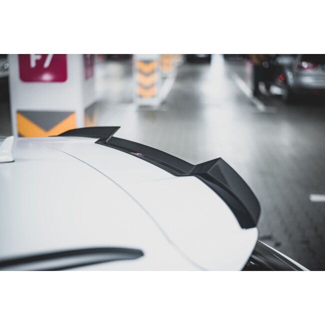 Maxton Design Spoiler CAP V.2 / V2 für Audi RS6 C7 schwarz Hochglanz