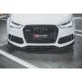 Maxton Design Front Ansatz V.4 / V4 für Audi RS6 C7 schwarz Hochglanz
