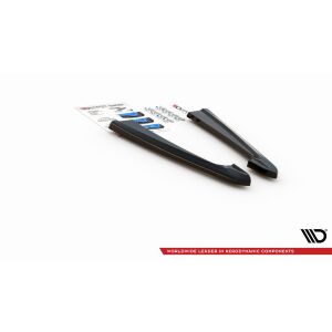 Maxton Design Heck Ansatz Flaps Diffusor V.2 / V2 für Audi RS6 C7 schwarz Hochglanz