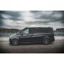 Maxton Design Seitenschweller Ansatz für Mercedes-Benz V-Klasse Long AMG-Line W447 Facelift schwarz Hochglanz