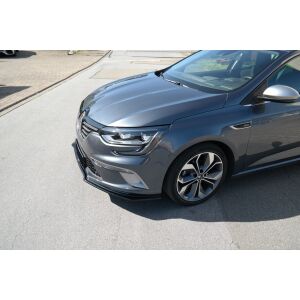 Maxton Design Front Ansatz für Renault Megane Mk.4 GT-Line schwarz Hochglanz