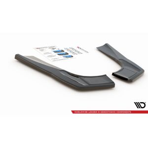 Maxton Design Heck Ansatz Flaps Diffusor für Mercedes-AMG CLA 35 Aero / 45 Aero C118 schwarz Hochglanz