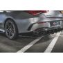 Maxton Design Heck Ansatz Flaps Diffusor für Mercedes-AMG CLA 35 Aero / 45 Aero C118 schwarz Hochglanz