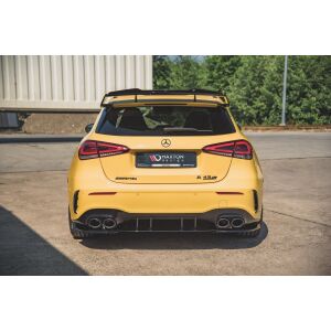 Maxton Design Spoiler CAP für Mercedes-AMG A 45 S W177 schwarz Hochglanz