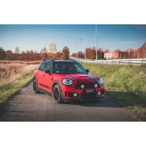 Maxton Design Front Ansatz V.1 / V1 für Mini Countryman Mk2 F60 JCW schwarz Hochglanz