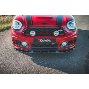 Maxton Design Front Ansatz V.1 / V1 für Mini Countryman Mk2 F60 JCW schwarz Hochglanz