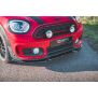 Maxton Design Front Ansatz V.1 / V1 für Mini Countryman Mk2 F60 JCW schwarz Hochglanz