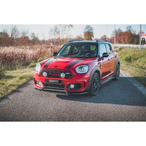 Maxton Design Front Ansatz V.2 / V2 für Mini Countryman Mk2 F60 JCW schwarz Hochglanz